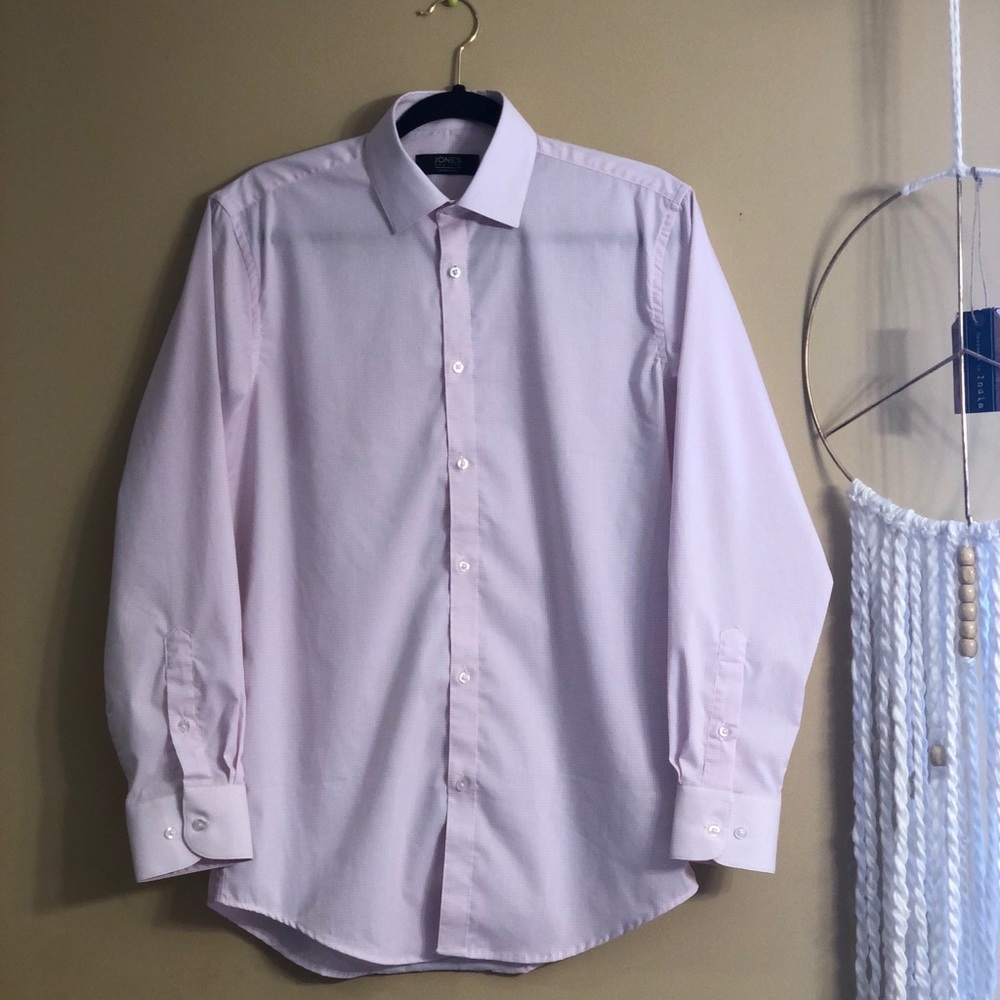 Jones New York Signature Checkered Button Up Top